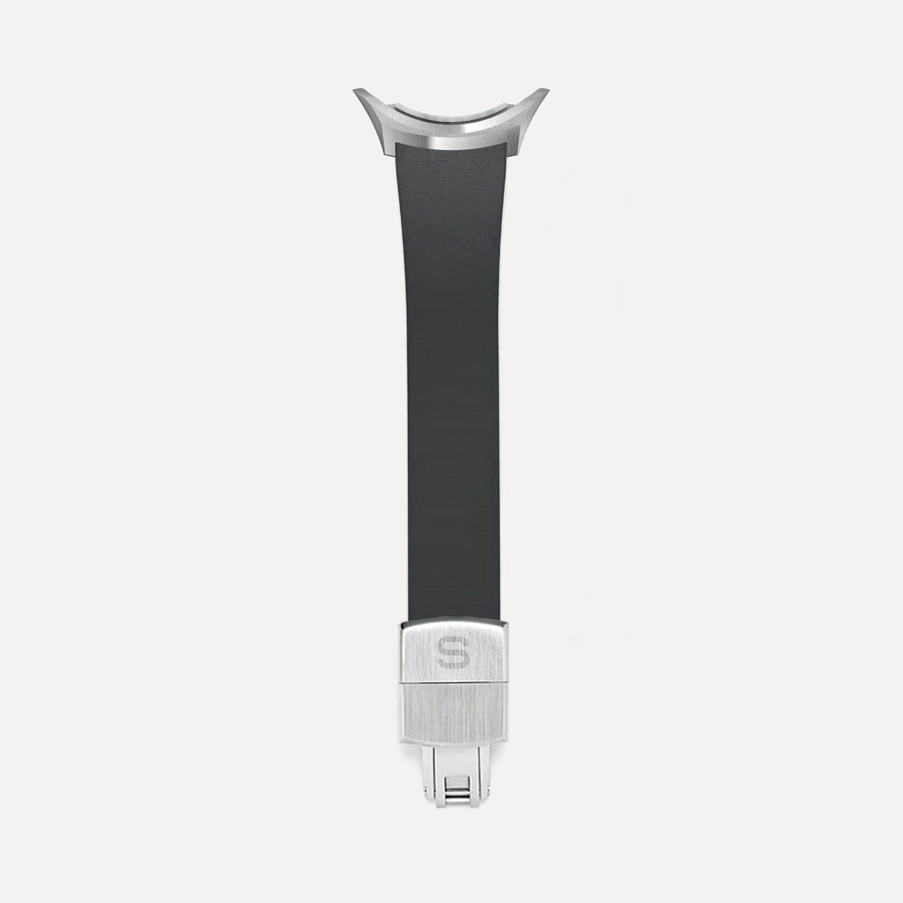 Slick FKM rubber strap 18mm Black