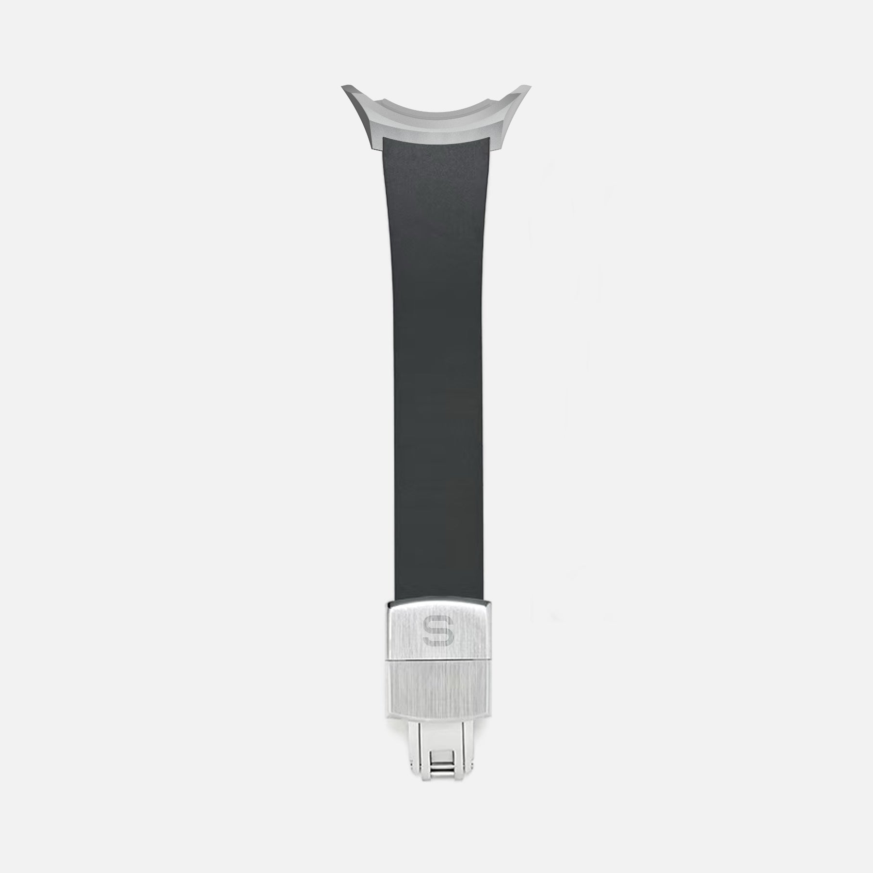 Slick FKM rubber strap 18mm Black