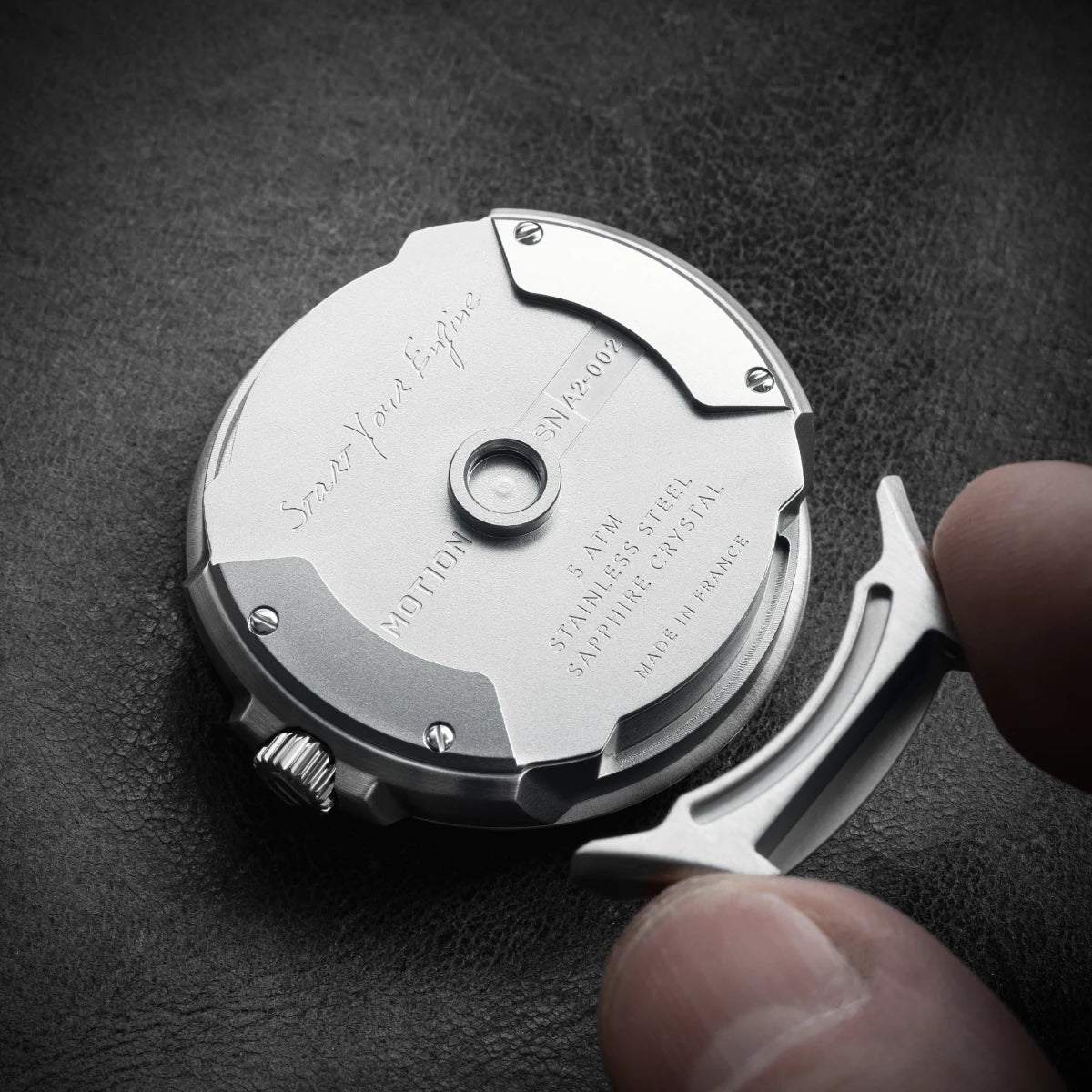 K-Tail End pieces Stainless steel polished (x1 pair)