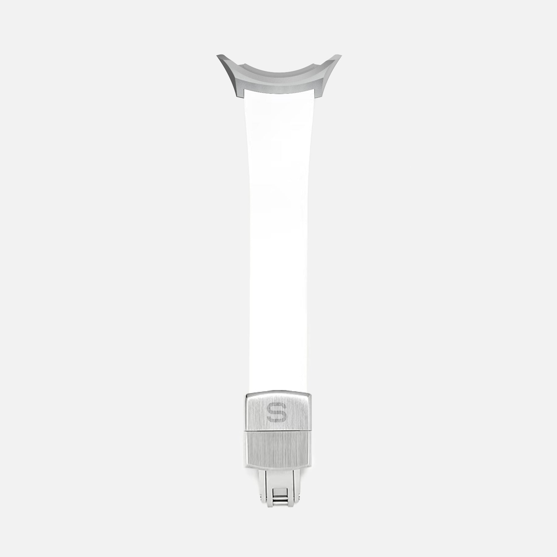 Bracelet Slick en caoutchouc FKM 18mm Blanc