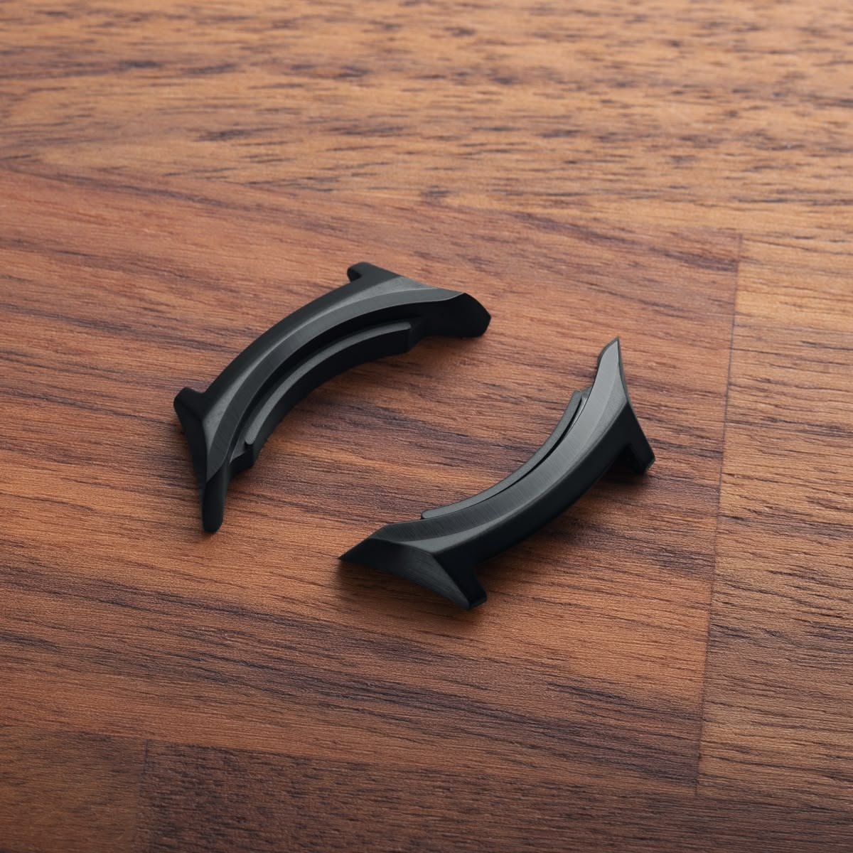 K-Tail End pieces Stainless steel DLC black (x1 pair)