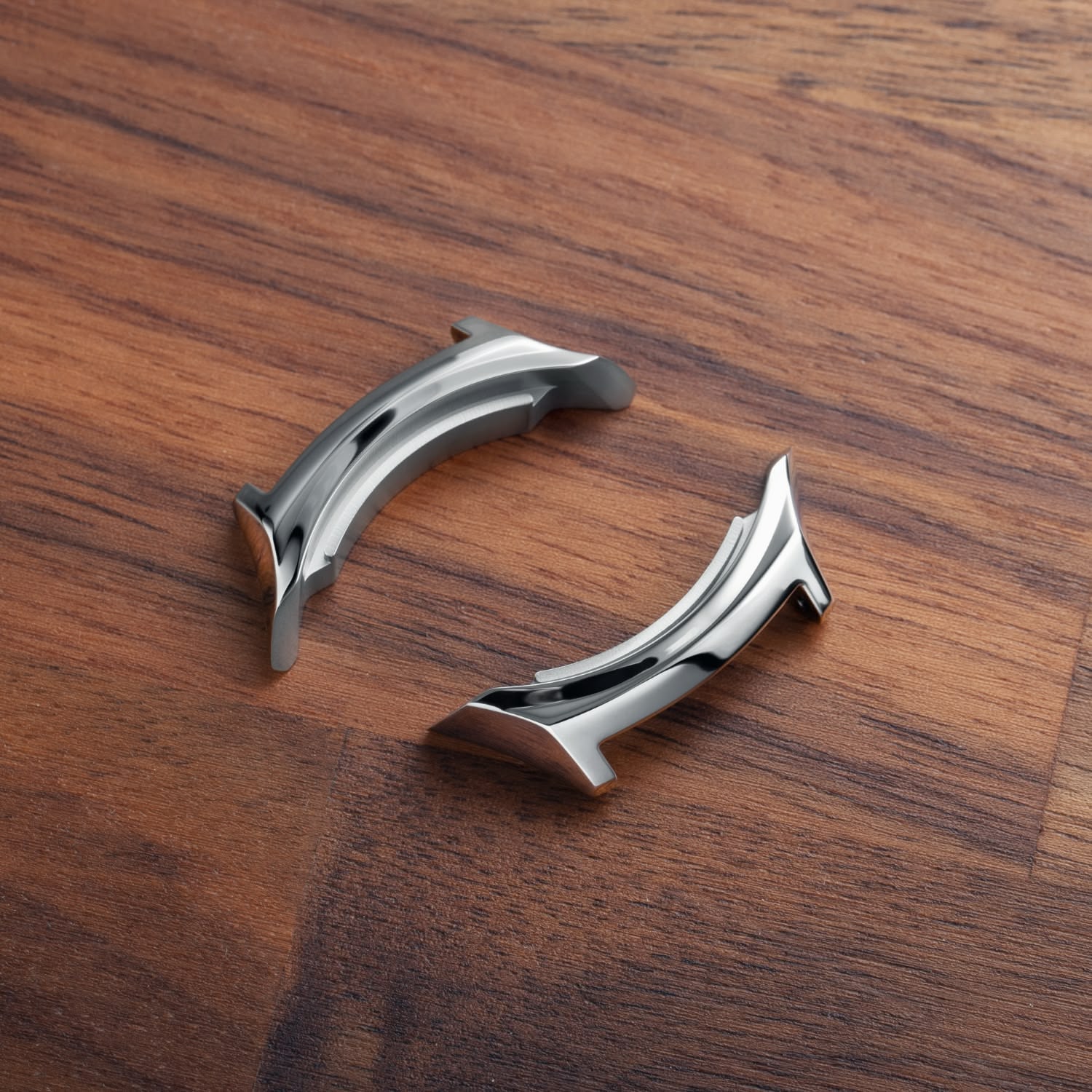 K-Tail End pieces Stainless steel polished (x1 pair bundle)