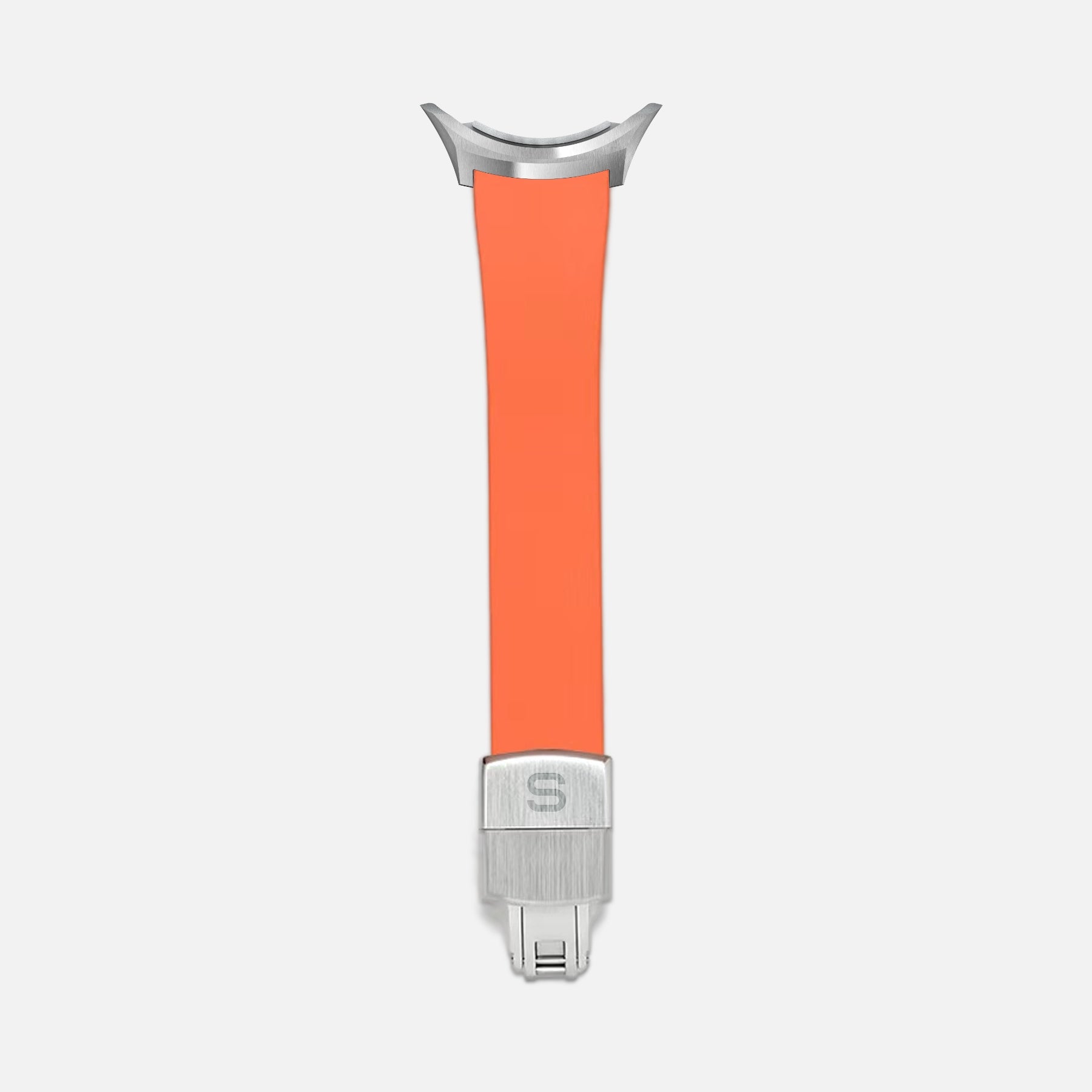 Slick FKM rubber strap 18mm Orange
