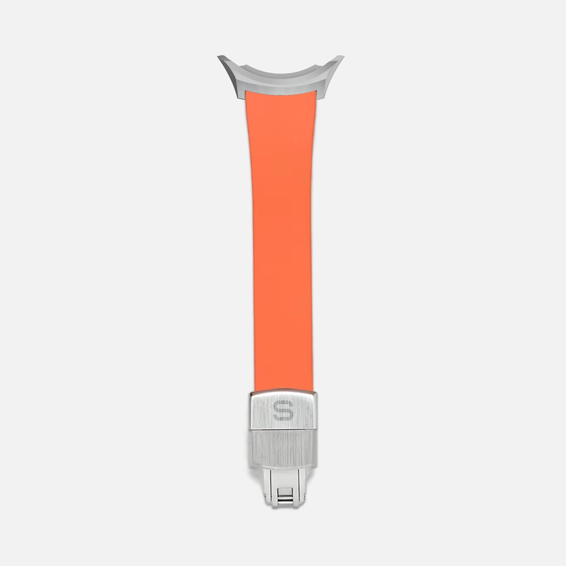 Slick FKM rubber strap 18mm Orange