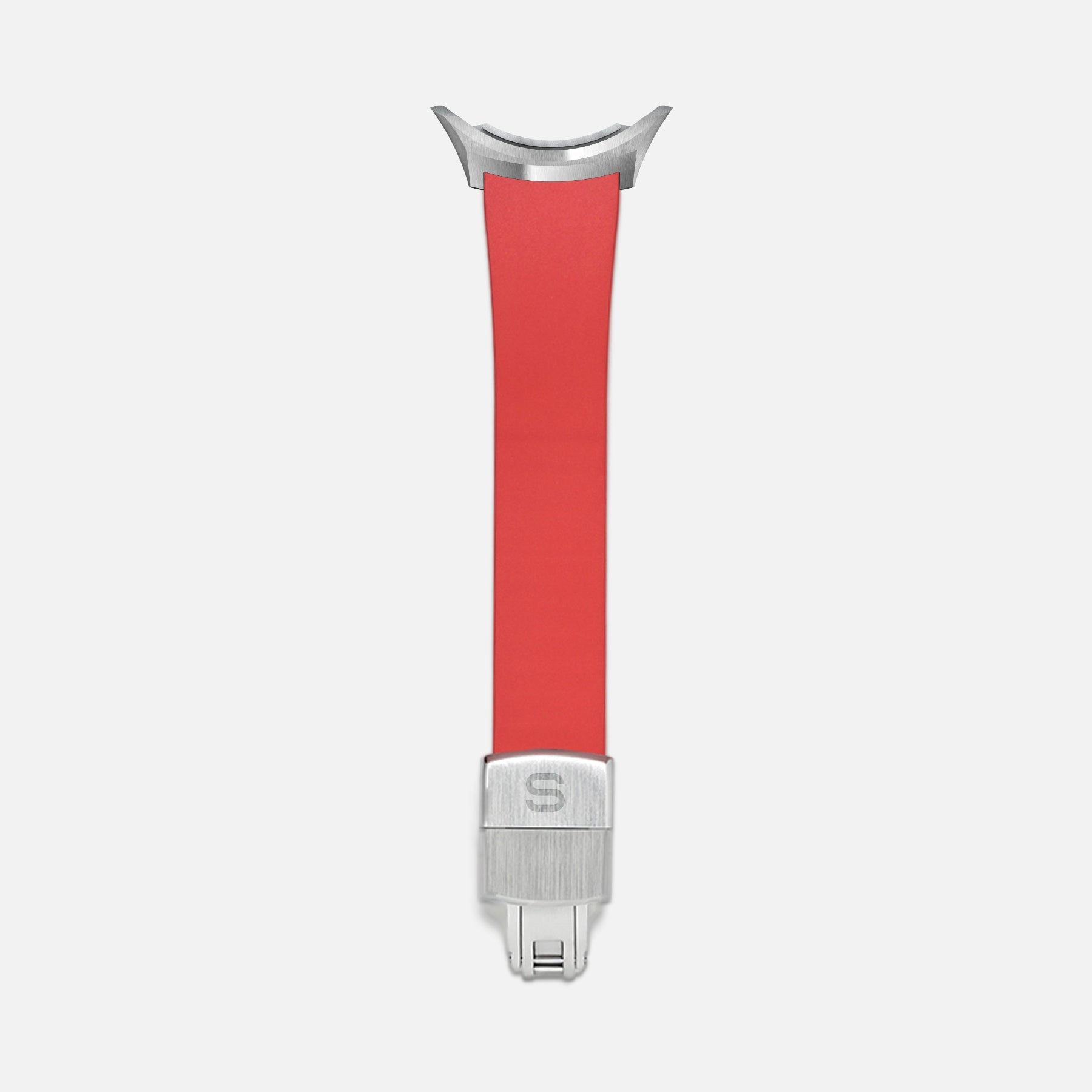 Bracelet Slick en caoutchouc FKM 18mm Rouge