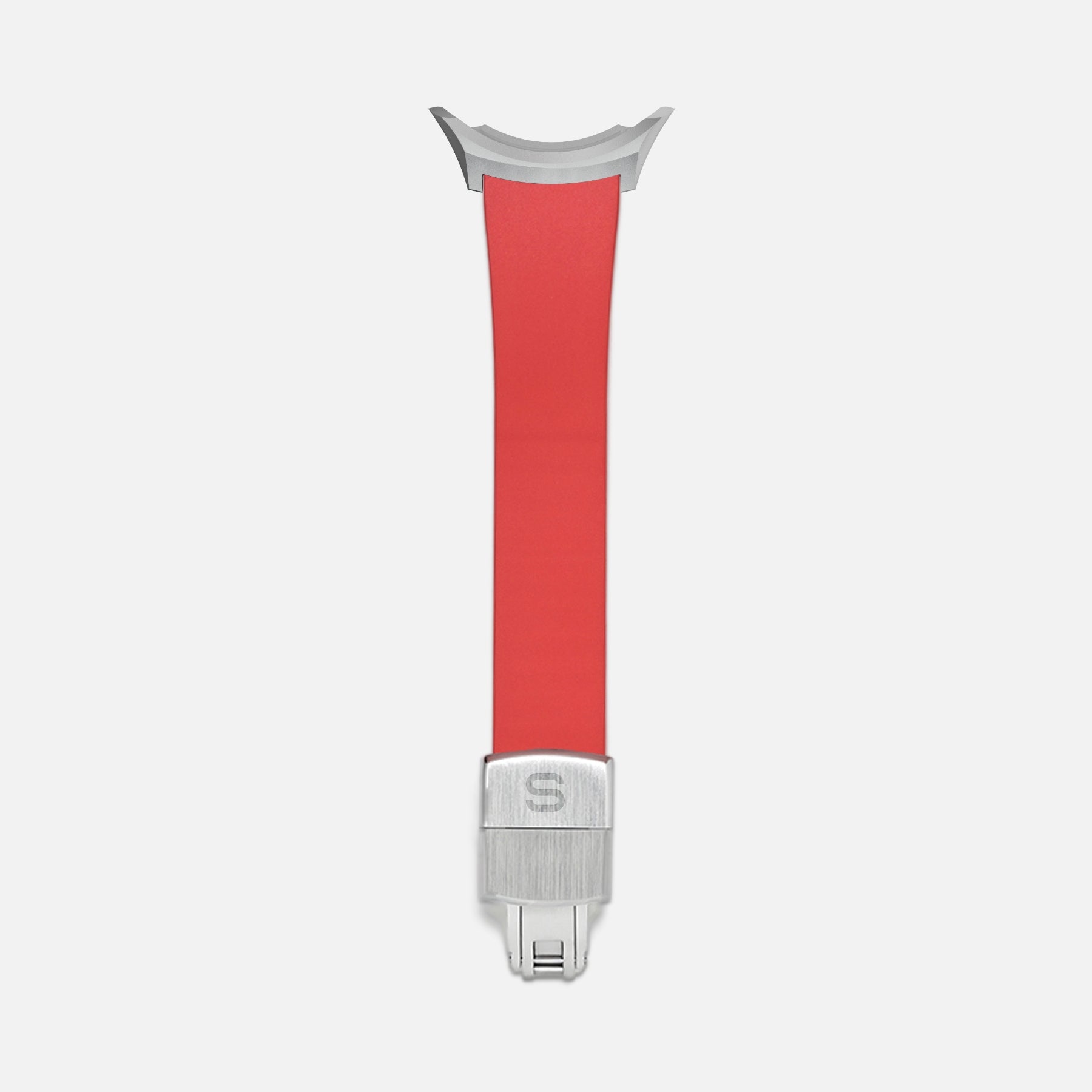 Bracelet Slick en caoutchouc FKM 18mm Rouge