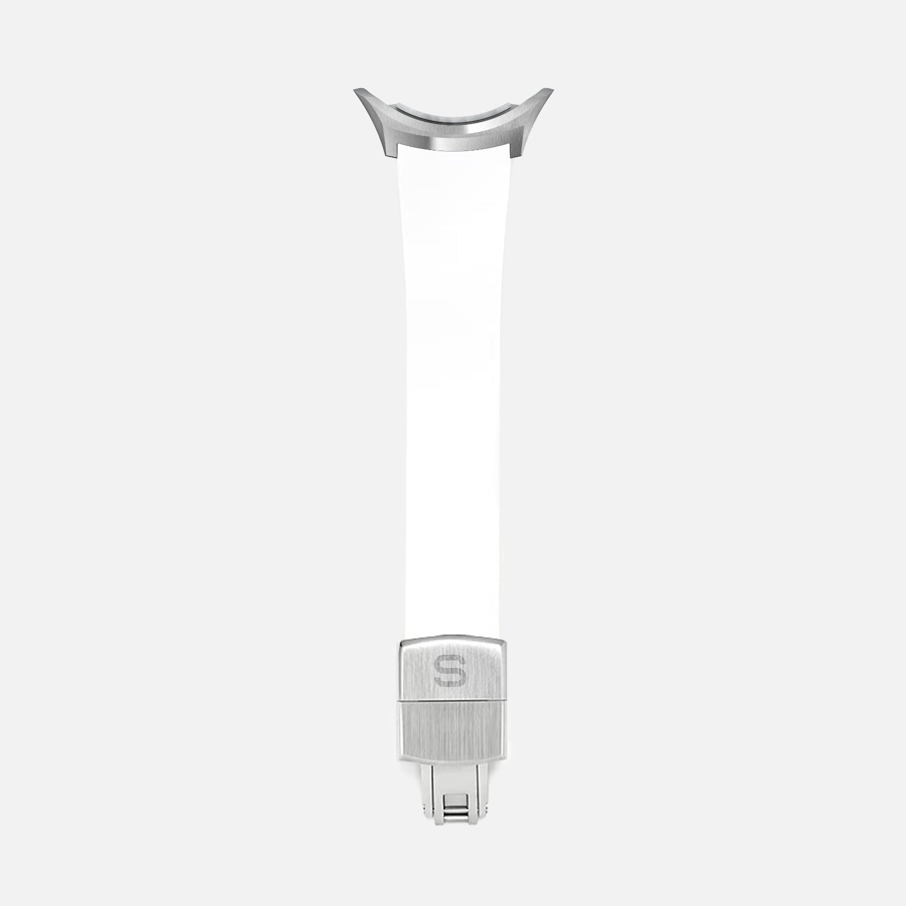 Bracelet Slick en caoutchouc FKM 18mm Blanc