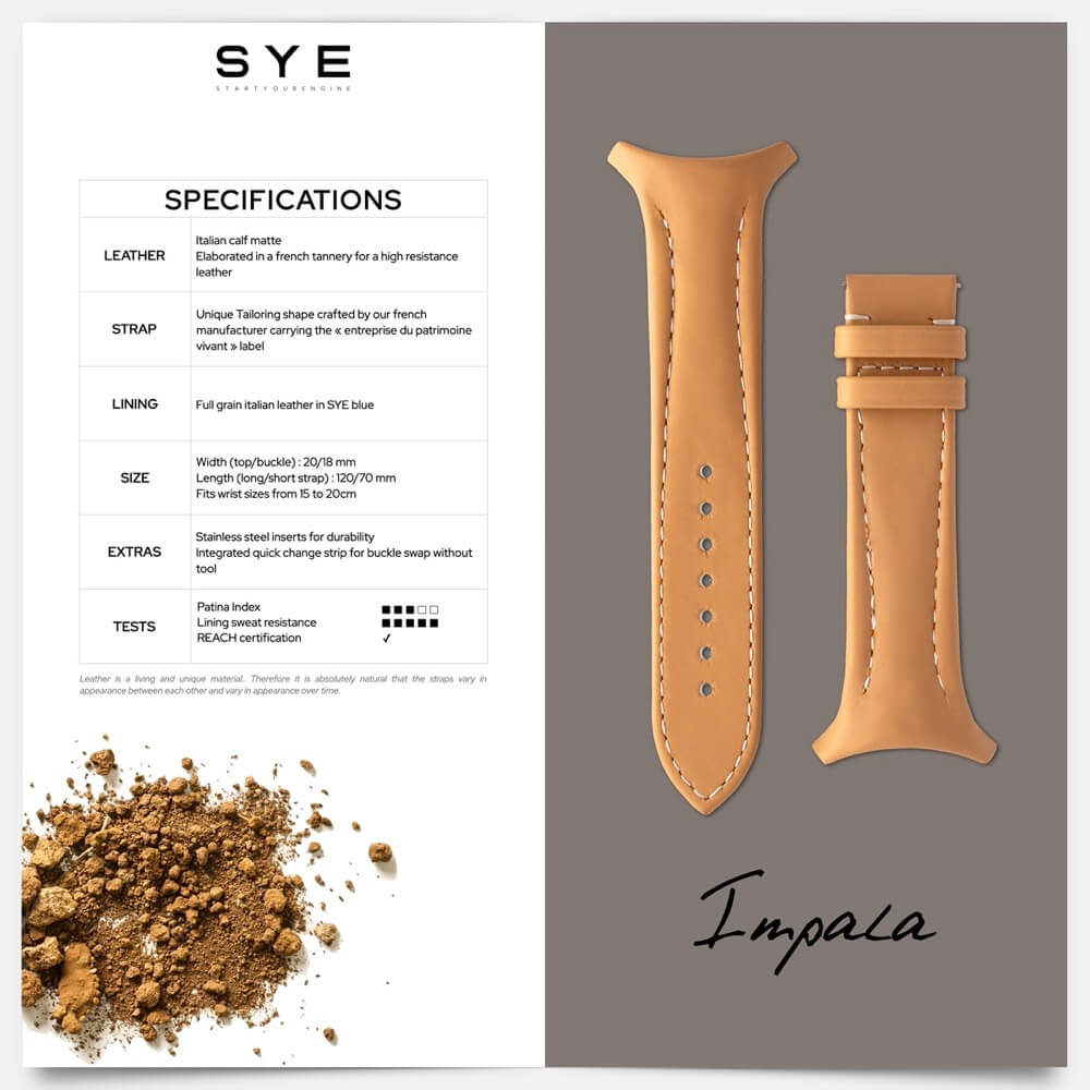 Fastback Premium strap [Impala]-[variant_title]-sye-start-your-engine-watches-montres