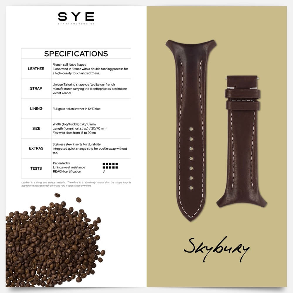 Fastback Premium strap [Skybury]-[variant_title]-sye-start-your-engine-watches-montres