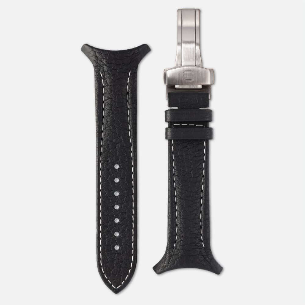 Fastback Premium strap [Asphalt]-Strap + folding clasp-sye-start-your-engine-watches-montres