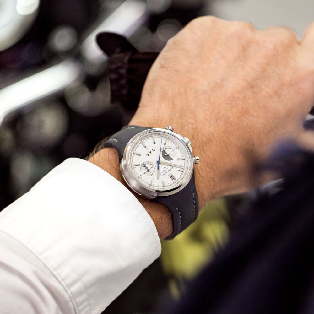 SYE MOT1ON Chronograph [Silver edition]-[variant_title]-sye-start-your-engine-watches-montres