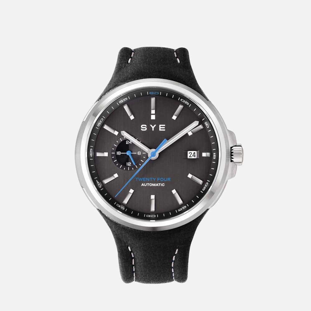 SYE MOT1ON Automatic 24 [Black edition]-Asphalt-sye-start-your-engine-watches-montres
