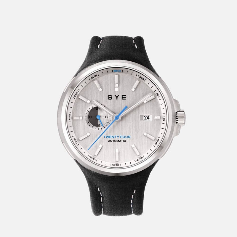 SYE MOT1ON Automatic 24 [Silver edition]-Asphalt-sye-start-your-engine-watches-montres