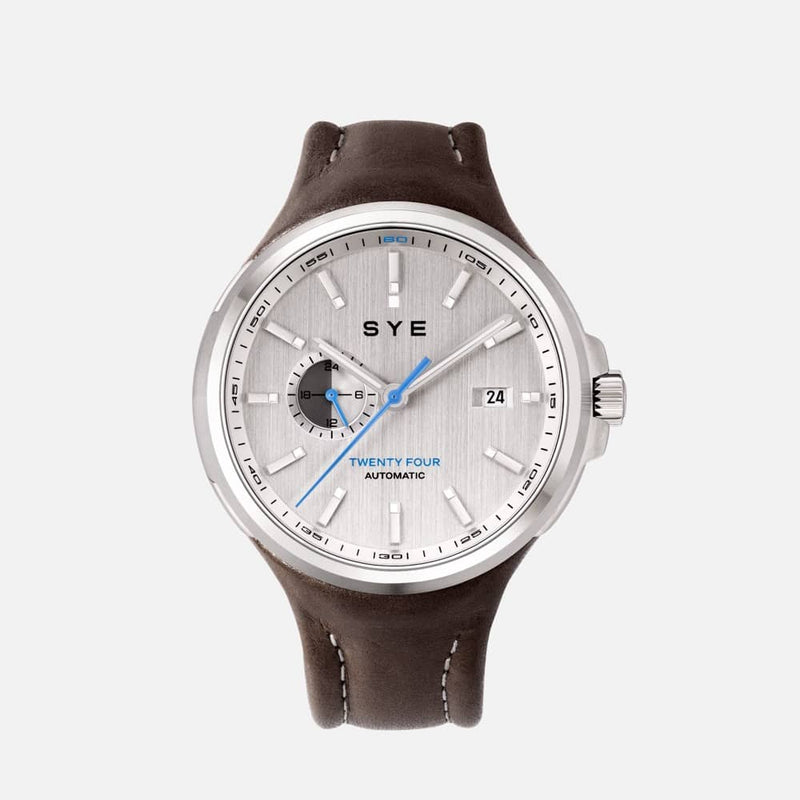 SYE MOT1ON Automatic 24 [Silver edition]-Skybury-sye-start-your-engine-watches-montres