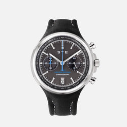 SYE MOT1ON Chronograph [Black edition]-Asphalt-sye-start-your-engine-watches-montres