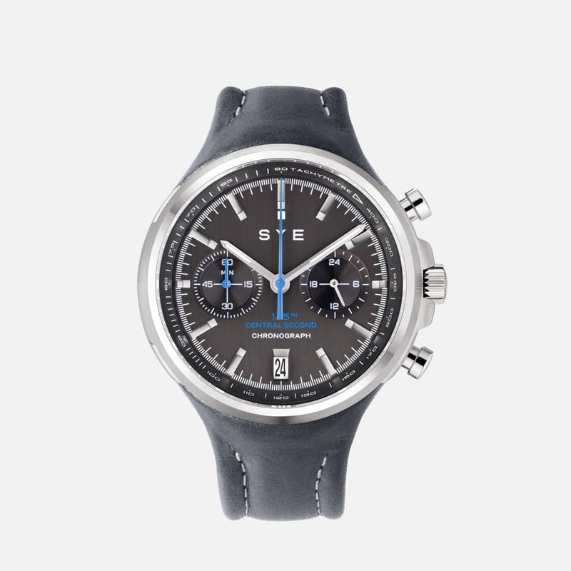 SYE MOT1ON Chronograph [Black edition]-Petroleum-sye-start-your-engine-watches-montres