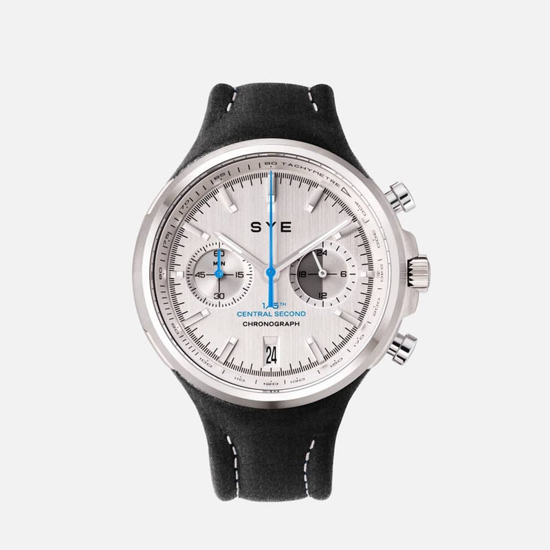 SYE MOT1ON Chronograph [Silver edition]-Asphalt-sye-start-your-engine-watches-montres