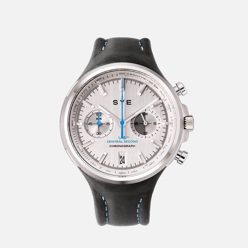 SYE MOT1ON Chronograph [Silver edition]-Carbon black-sye-start-your-engine-watches-montres