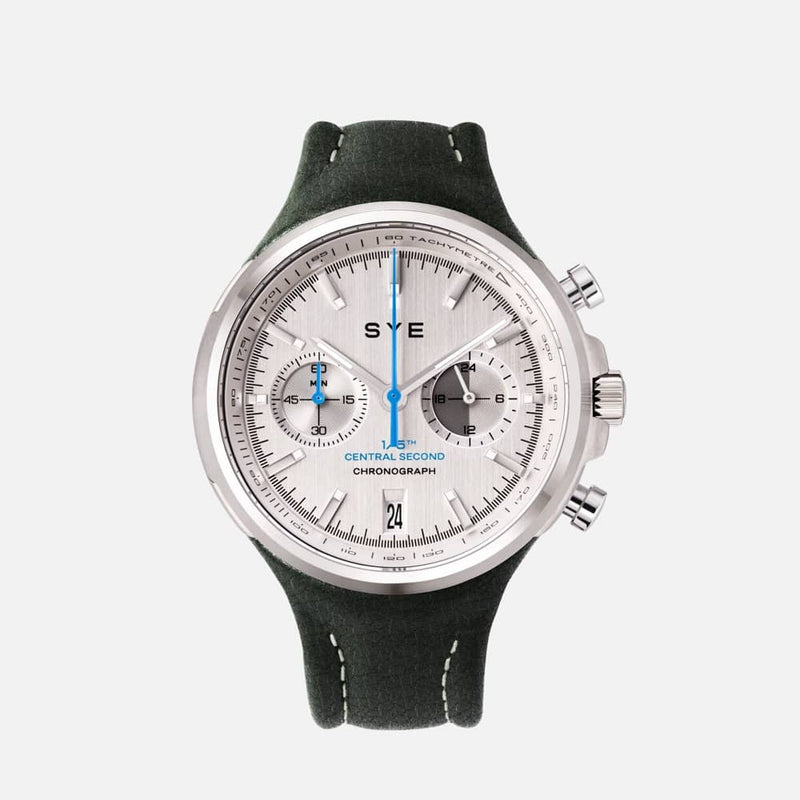 SYE MOT1ON Chronograph [Silver edition]-Highland-sye-start-your-engine-watches-montres