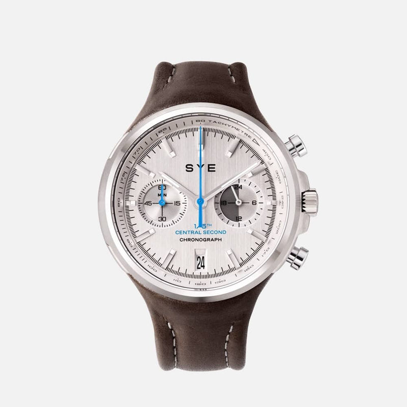 SYE MOT1ON Chronograph [Silver edition]-Skybury-sye-start-your-engine-watches-montres