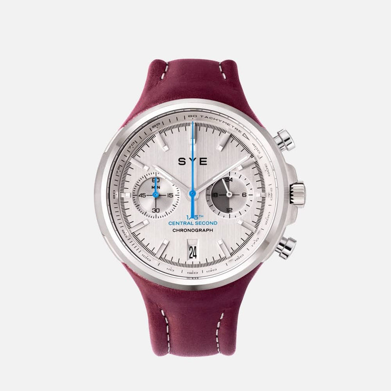 SYE MOT1ON Chronograph [Silver edition]-Syrah-sye-start-your-engine-watches-montres