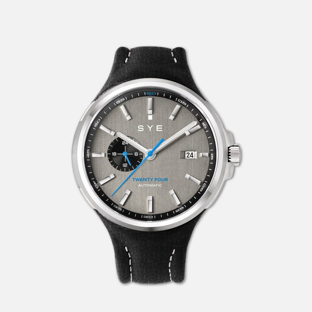 Watch SYE_Start_Your_engine_MOT1ON_Automatic_24_Pebble leather strap